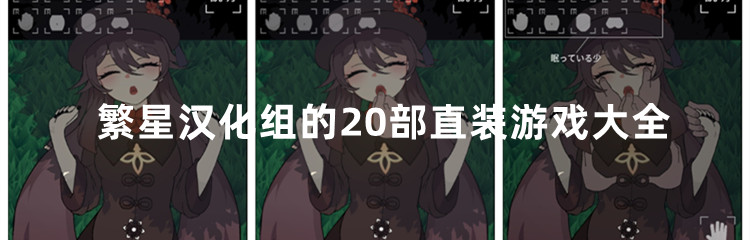 繁星汉化组的20部直装游戏大全