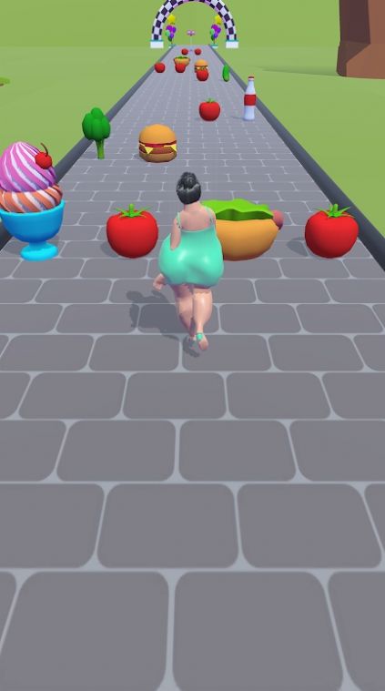 身体竞赛跑酷者