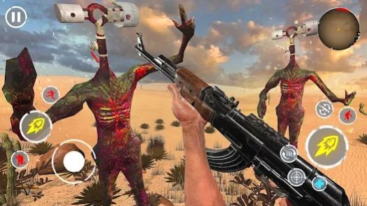 邪 恶海妖头怪物逃脱