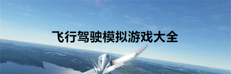 飞行驾驶模拟游戏大全