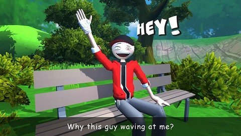 愤怒的男孩佩多罗和他的朋友