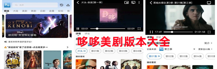 哆哆美剧版本大全