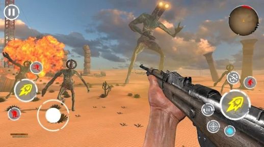 邪 恶海妖头怪物逃脱