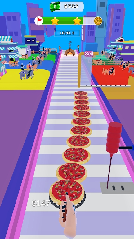 披萨堆栈冲刺3D