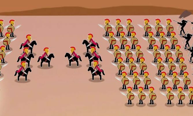 火柴人的冲突演化游戏 