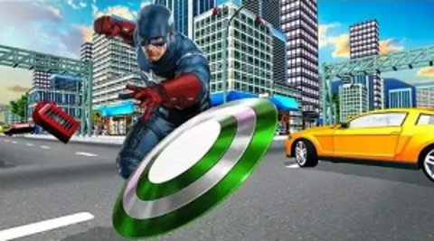 飞行队长机器人战斗