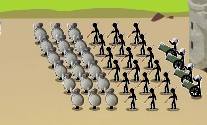 火柴人的冲突演化游戏 