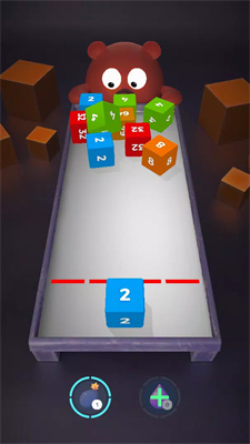 小熊合并立方体链